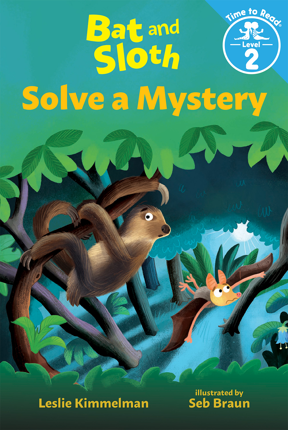 Bat and Sloth Solve a Mystery (Bat and Sloth: Time to Read, Level 2) | First reader