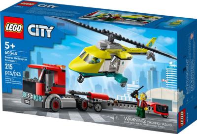 LEGO : City - Le transport de l’hélicoptère de sauvetage | LEGO®