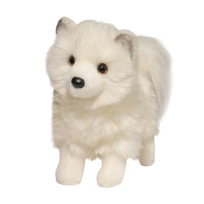 Peluche chien blanc | Peluche et marionnette
