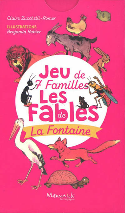 Jeu de 7 familles : les fables de La Fontaine | Jeux pour la famille 