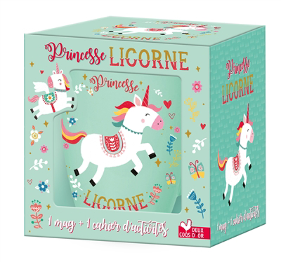 Princesse licorne : 1 mug + 1 cahier d'activités | 9782016281796 | Cuisine