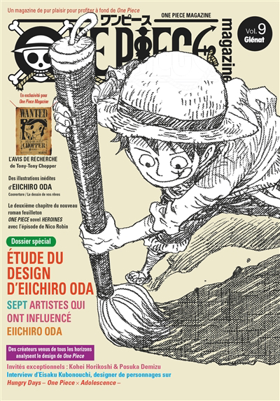 One Piece magazine, n°9. Etude du design d'Eiichiro Oda | 9782344049037 | Arts