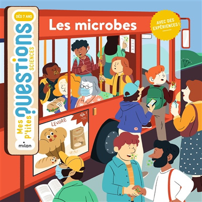 Mes p'tites questions. Sciences - Les microbes  | 9782408029265 | Documentaires