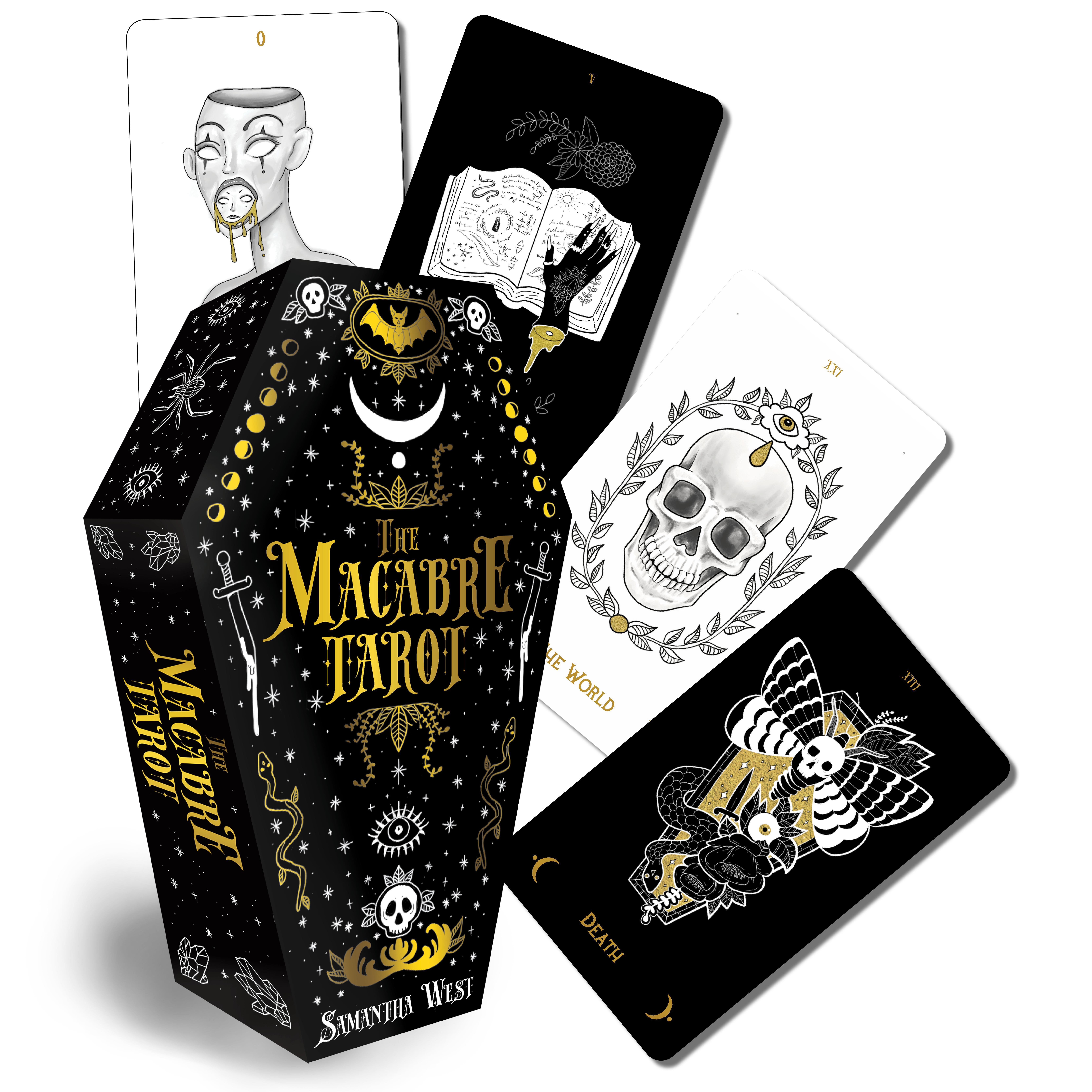 The Macabre Tarot : 78 card deck and 128 page book | Faith & Spirituality