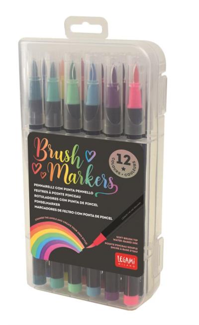 Legami Brush Markers | Marqueurs, nettoyeur a tableau blanc