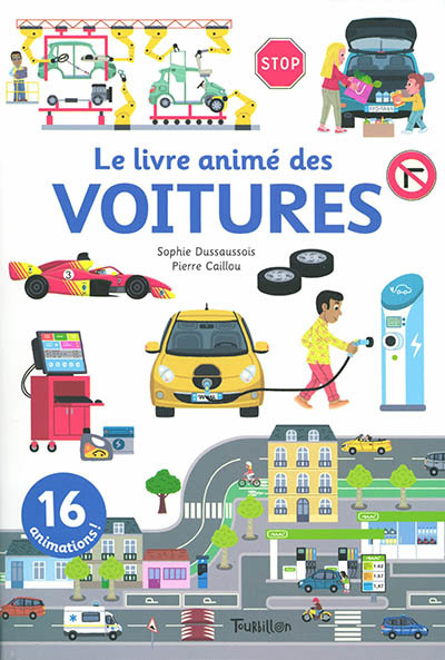 livre animé des voitures (Le) | 9791027610044 | Documentaires