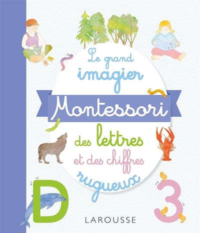 grand imagier Montessori des lettres et des chiffres rugueux (Le) | 9782036010581 | Documentaires