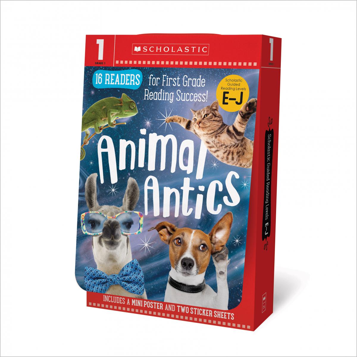 Animal Antics E-J First Grade Reader Box Set: Scholastic Early Learners (Guided Reader) | First reader