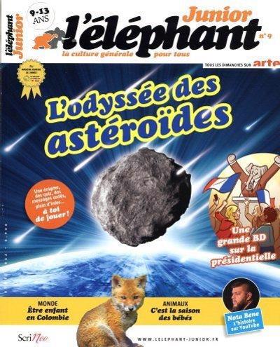 L'Eléphant junior, n°9. L'odyssée des astéroïdes | 9782381670966 | Documentaires