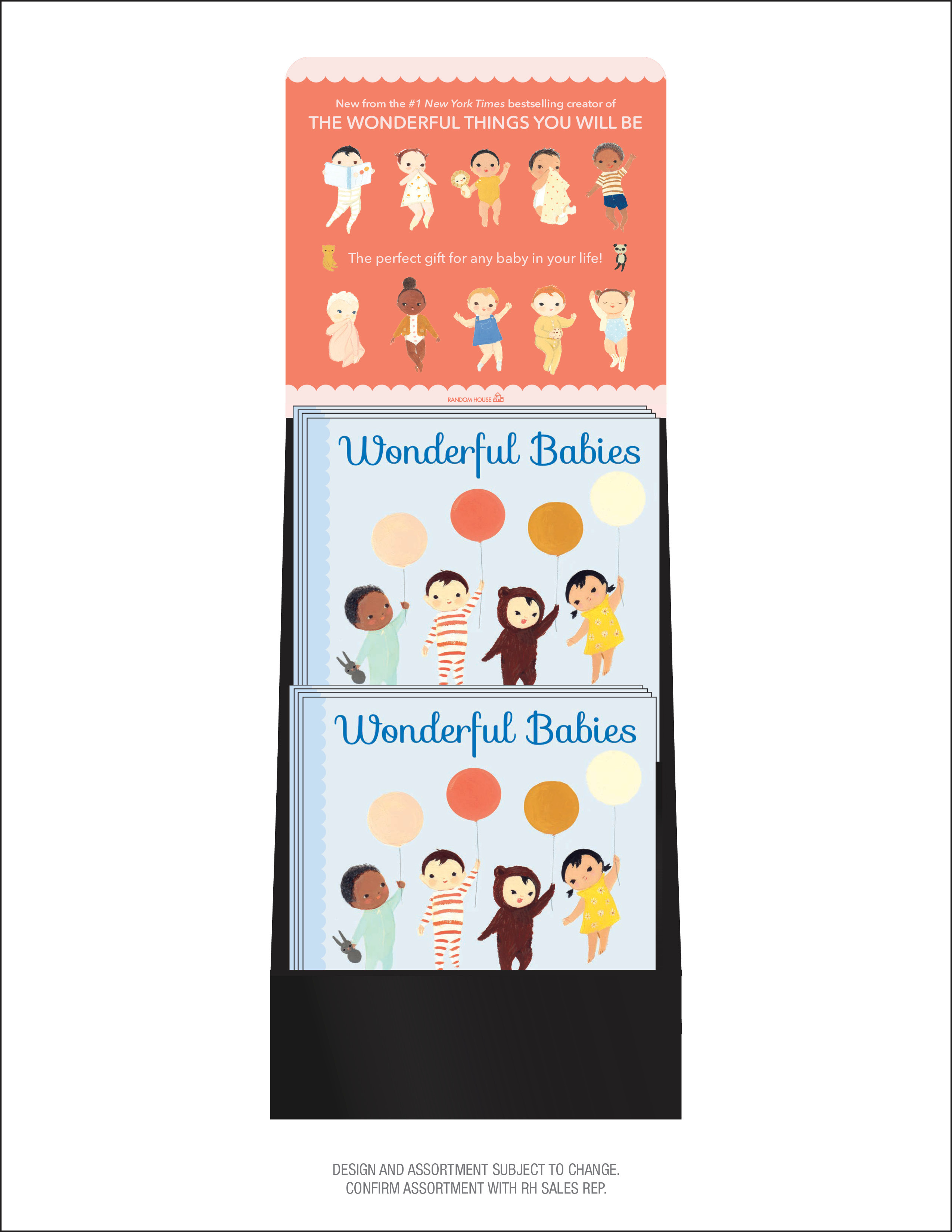 Wonderful Babies 6-Copy Counter Display | Picture & board books