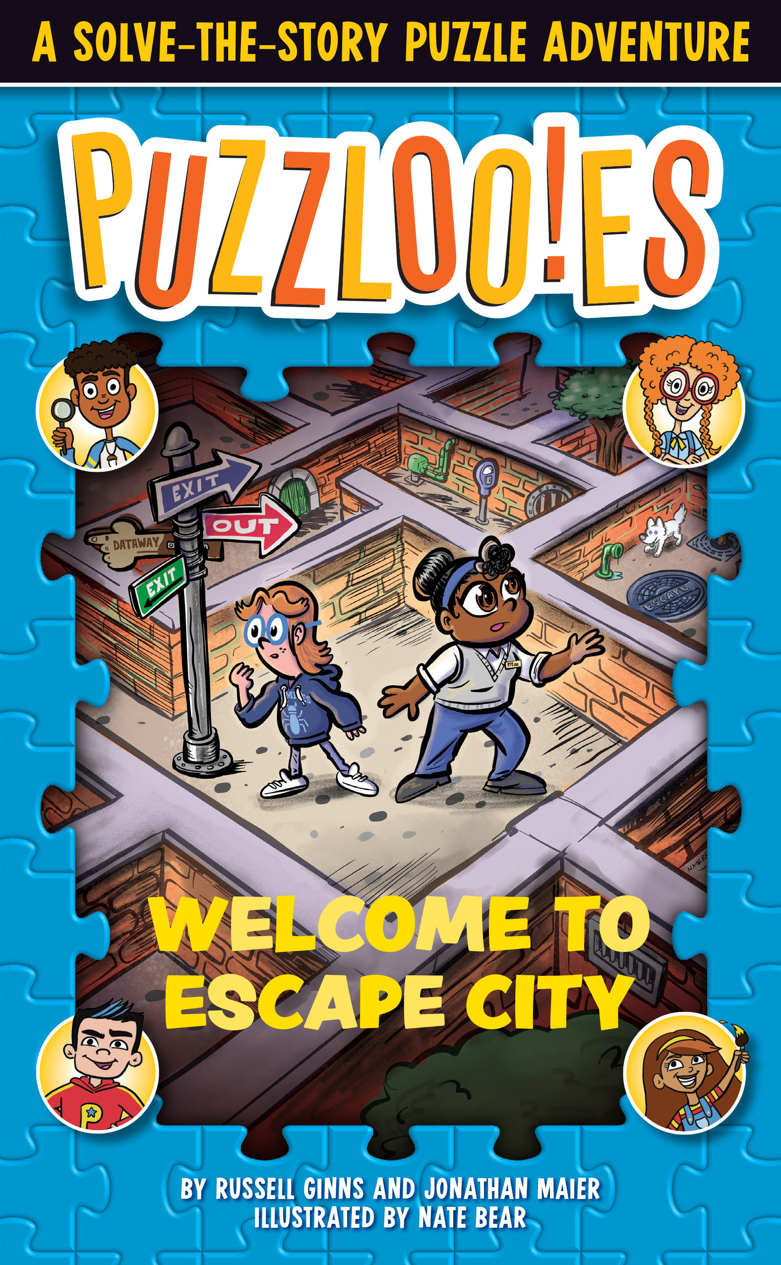 Puzzlooies! Welcome to Escape City : A Solve-the-Story Puzzle Adventure | Activity book