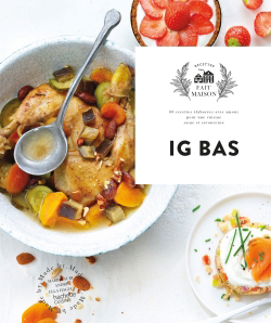 IG bas : 60 recettes élaborées avec amour pour une cuisine saine et savoureuse | 9782019461980 | Nutrition