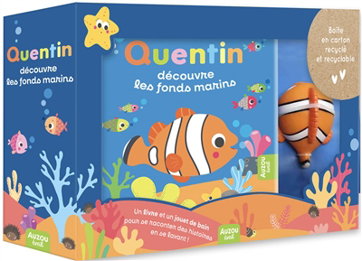 Quentin découvre les fonds marins | 9791039512428 | Petits cartonnés et livres bain/tissus