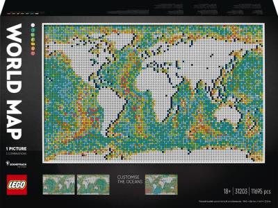 LEGO: Art - Carte du monde ( World Map ) | LEGO®