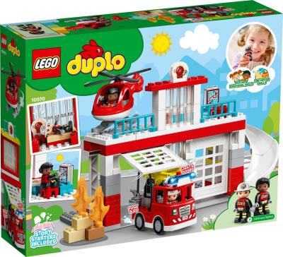 LEGO : Duplo - La caserne de pompiers et l’hélicoptère ( Fire Station & Helicopter ) | LEGO®