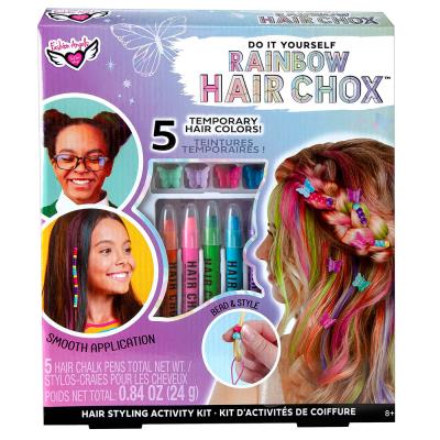 Fashion Angels - Hair Chox - Activités de coiffure Arc-en-ciel | Bijoux et accessoires mode
