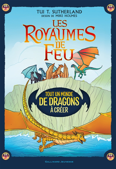royaumes de feu : tout un monde de dragons à créer (Les) | 9782075165853 | Livres jeux et cahier d'activités