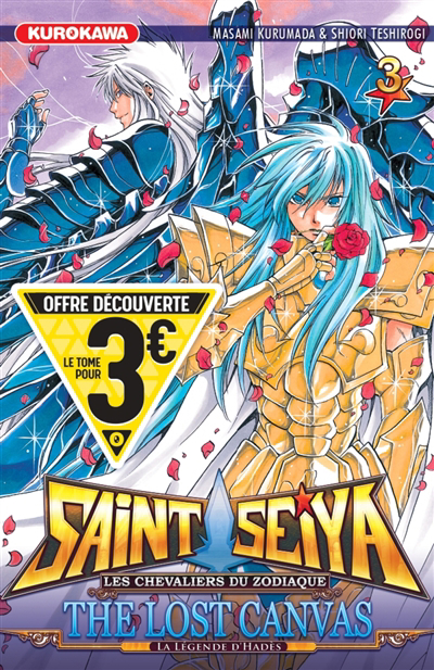Saint Seiya : les chevaliers du zodiaque : the lost canvas, la légende d'Hadès T.03 | 9782380713909 | Manga