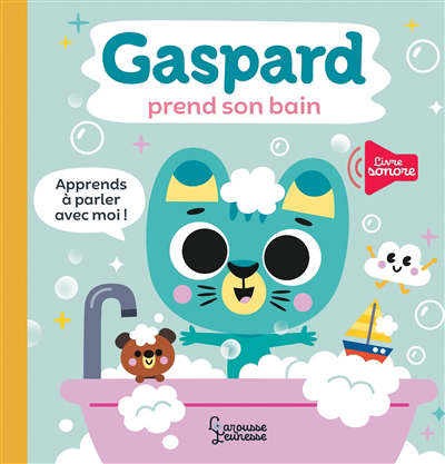 Gaspard prend son bain | 9782036011786 | Petits cartonnés et livres bain/tissus