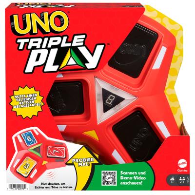 Jeu Uno Triple Play | Jeux de cartes et de dés classiques