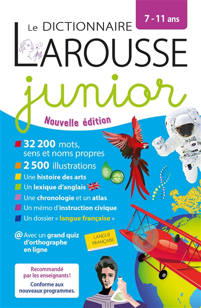 Dictionnaire Larousse junior, 7-11 ans (Le) | 