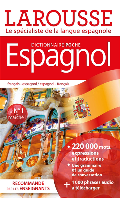Espagnol : dictionnaire poche : français-espagnol, espagnol-français | 9782036021877 | Dictionnaires