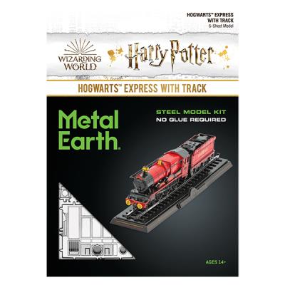 Metal Earth - Harry Potter - Le Poudlard Express avec piste | Metal Earth