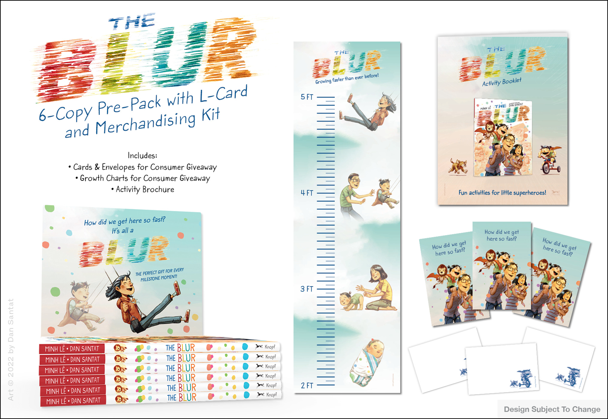 The Blur 6-Copy Pre-Pack with L-Card and Merchandising Kit | Activity book