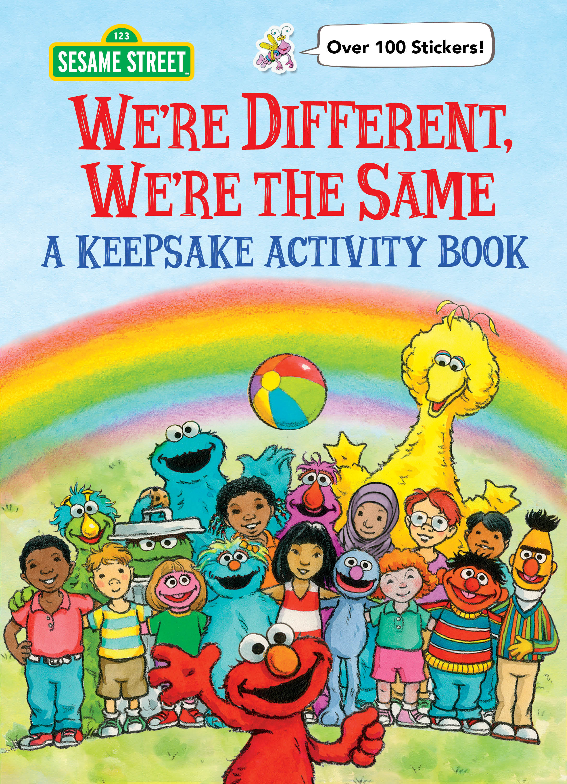 We're Different, We're the Same A Keepsake Activity Book (Sesame Street) | Activity book