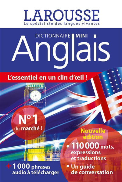 Anglais : dictionnaire mini : français-anglais, anglais-français = English : mini dictionary : French-English, English-French | 9782036004320 | Dictionnaires
