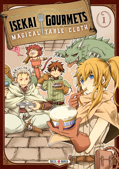 Isekai gourmets : magical table cloth T.01 | 9782302097797 | Manga
