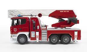 Camion de pompier série R Scania avec pompe à eau (Cueillette en magasin seulement) | Jeux collectifs & Jeux de rôles