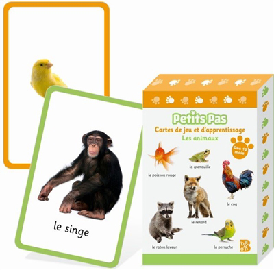 Les animaux : cartes de jeu et d'apprentissage | Jeux éducatifs