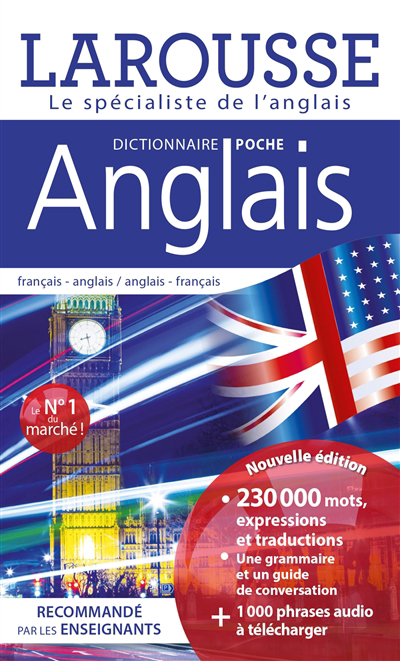 Anglais : dictionnaire de poche : français-anglais, anglais-français | 9782036021853 | Dictionnaires