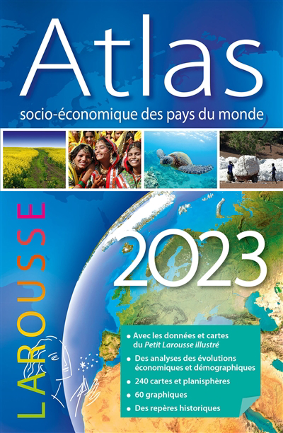 Atlas socio-économique des pays du monde 2023 | 9782036019508 | Histoire, politique et société