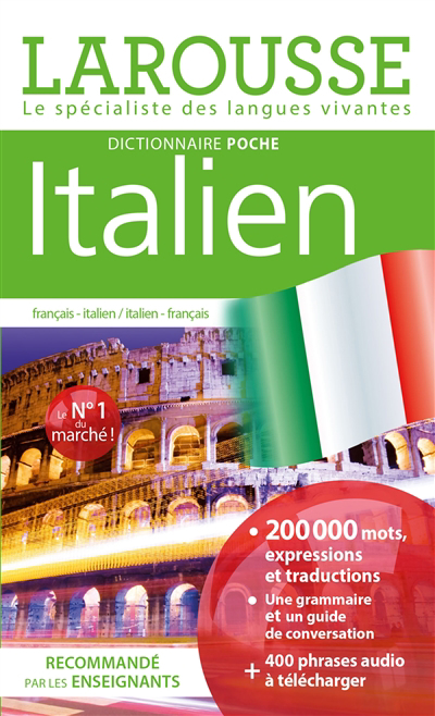 Italien : dictionnaire poche : français-italien, italien-français | 9782036021921 | Dictionnaires