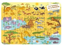 Animaux de la savane : puzzle 48 pièces (Les) | Casse-têtes