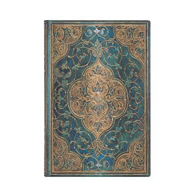 Cahier ligne - Turquoise chroniques (couverture flexible) | Papeterie fine