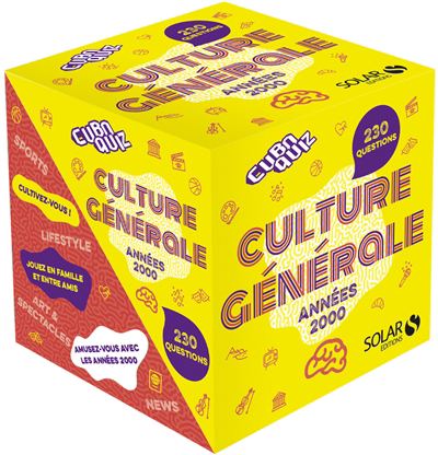 Cuboquiz culture générale années 2000 : 230 questions | Jeux pour la famille 