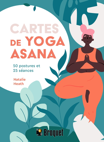 Cartes de yoga asana : 50 postures et 25 séances | 9782896547326 | Santé