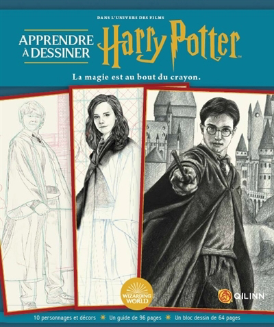 Apprendre à dessiner Harry Potter : la magie est au bout du crayon : dans l'univers des films | 9782374931463 | Arts