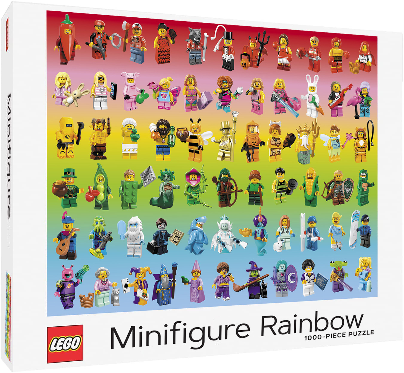 LEGO Minifigure Rainbow 1000-Piece Puzzle | Casse-têtes