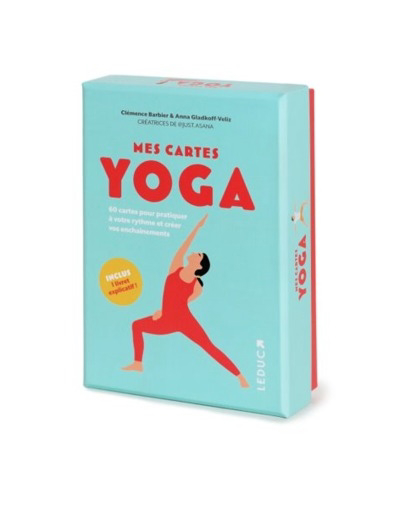 Mes cartes yoga : 60 cartes pour pratiquer à votre rythme et créer vos enchaînements | 9791028522766 | Santé