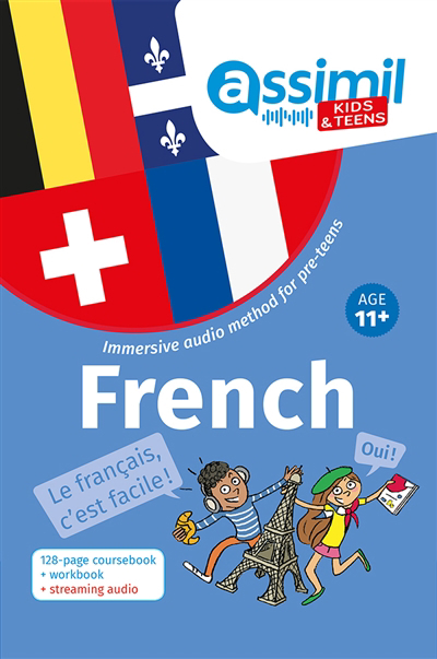 French : immersive audio method for pre-teens : age 11+ | 9782700509120 | Dictionnaires