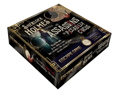Sherlock Holmes contre les assassins de Piccadilly Circus : escape game | Jeux coopératifs
