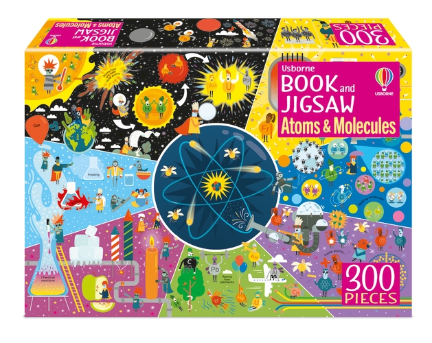 Book And Jigsaw: Atoms and Molecules | Activity book