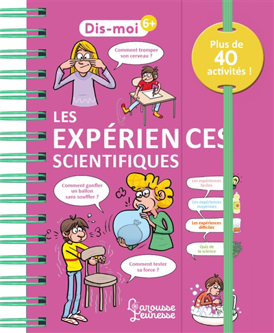 Dis-moi ! - Les expériences scientifiques : plus de 40 activités !  | 9782036019645 | Documentaires