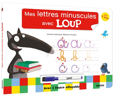 Lettres minuscules avec Loup (Les) | Lallemand, Orianne