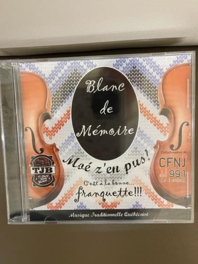 Blanc de mémoire - Moé z'en pus | CD de musique
