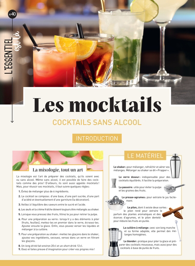 mocktails : cocktails sans alcool (Les) | 9782383552932 | Cuisine